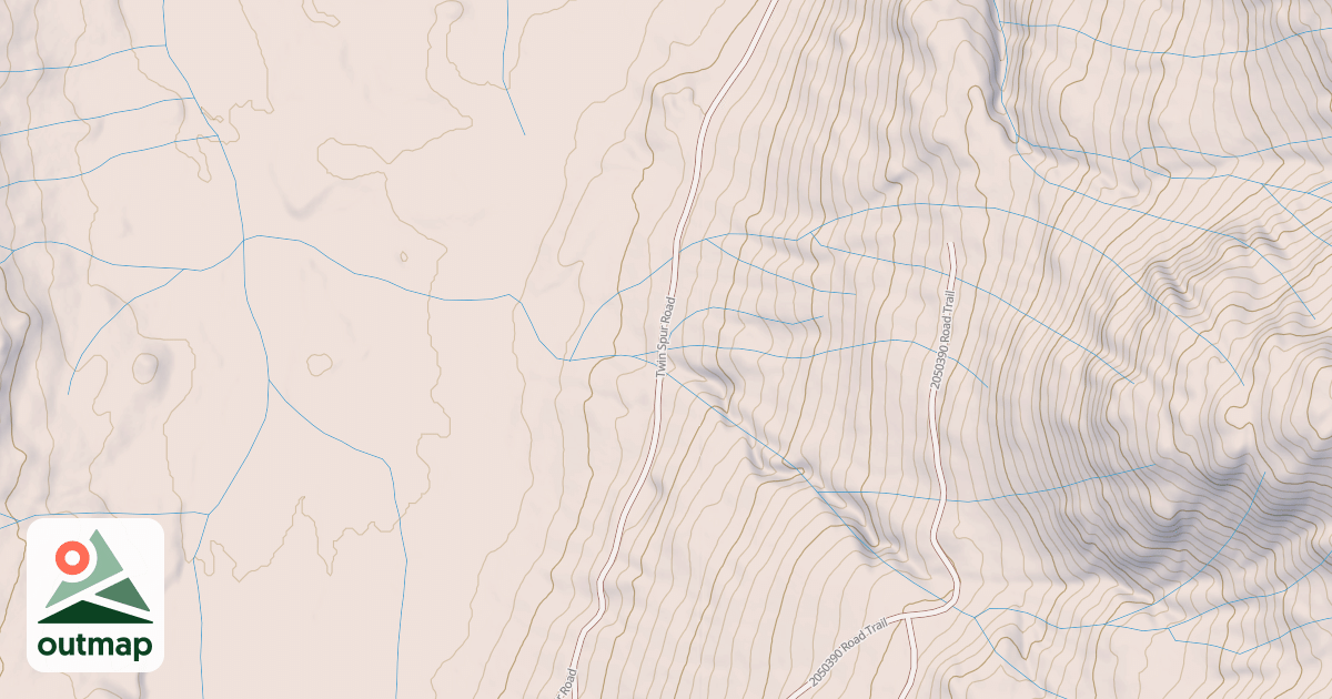 Map of RD 2050300 TWIN SPUR