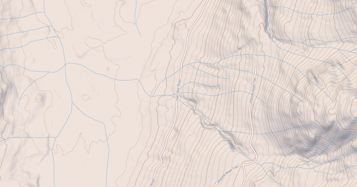 Map preview of RD 2050300 TWIN SPUR