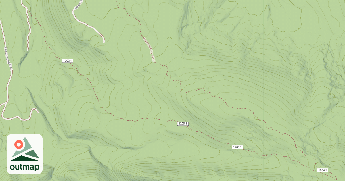 Map of Farwell Mtn