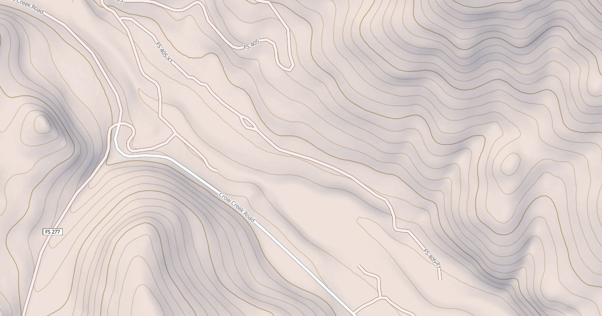 Map preview of WEASEL CREEK SPUR X1