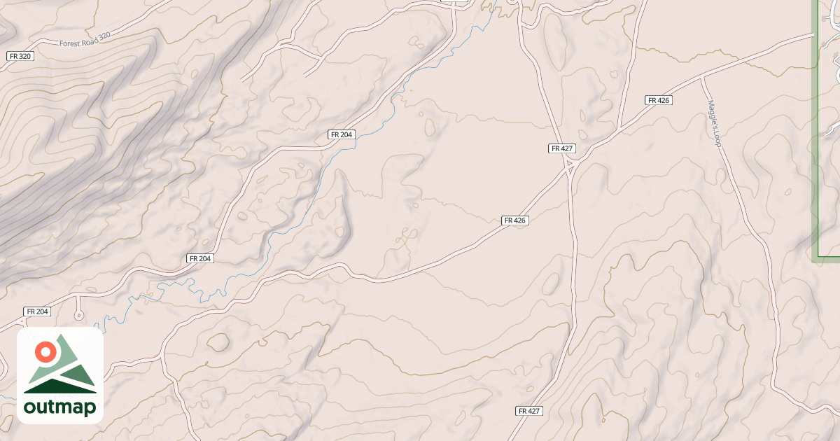 Map of LITTLE BEAVER CR