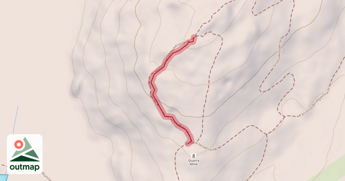 Map of Red Path