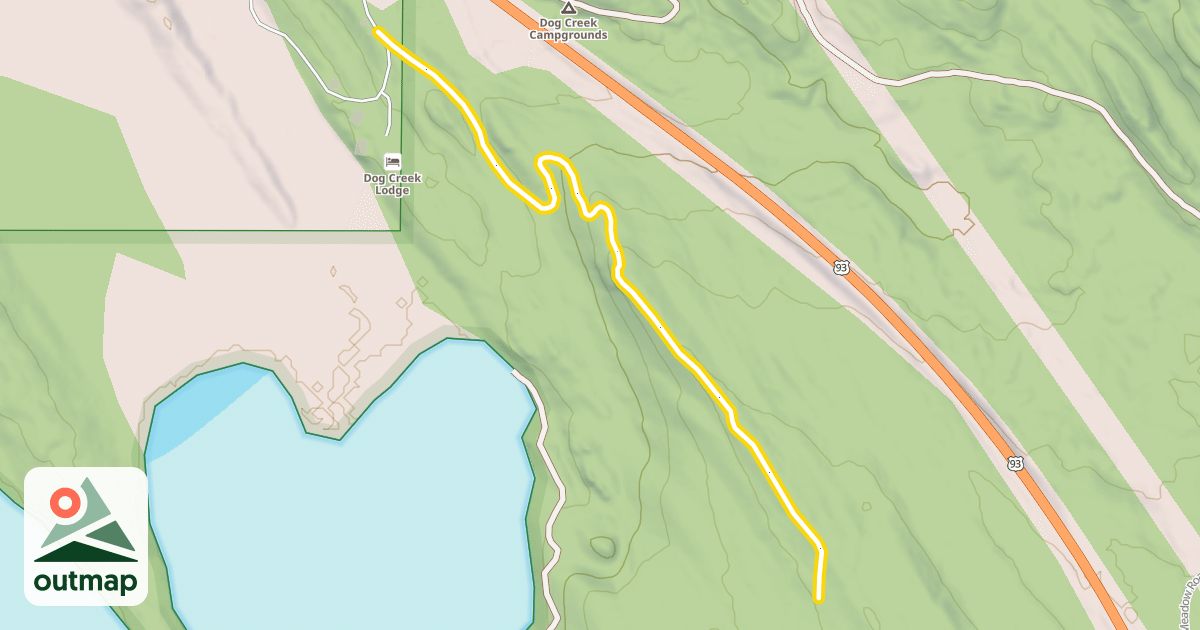 Map of Upper Grizzly