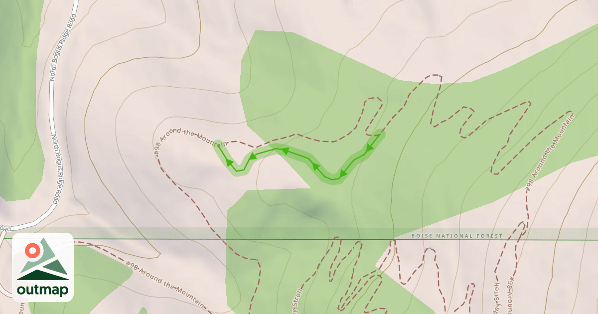 Map of #98 Around the Mountain
