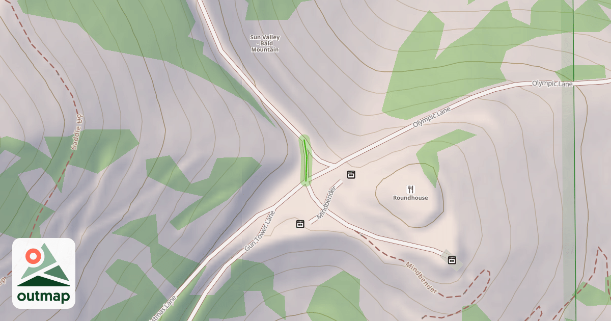 Map of Roundhouse Lane