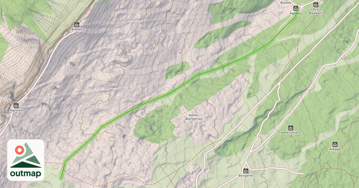 Map of Les Choucas