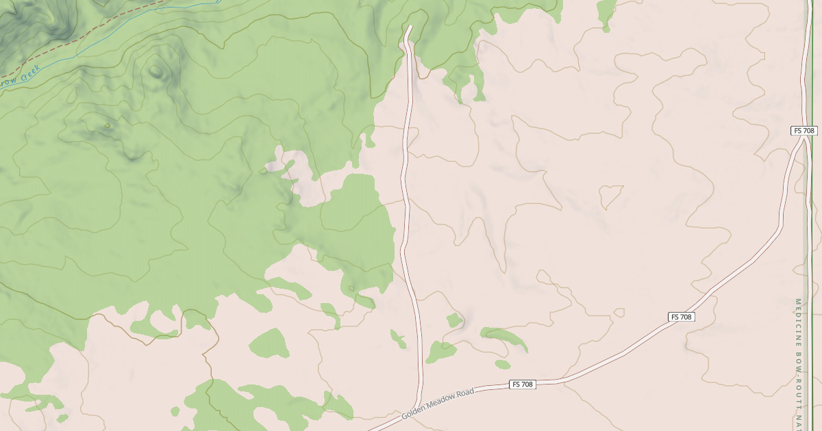 Map preview of GOLDEN MEADOW SPUR B