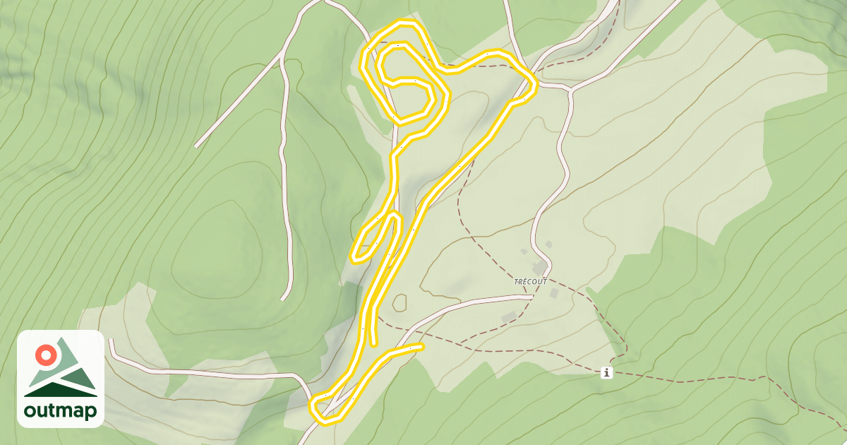 Map of Boucle de Trécout