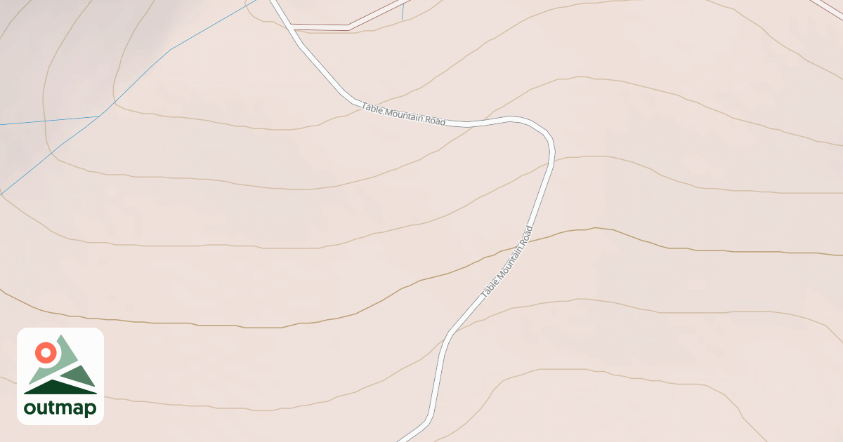 Map of Table Mountain Sled Trail