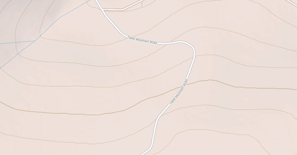 Map preview of Table Mountain Sled Trail