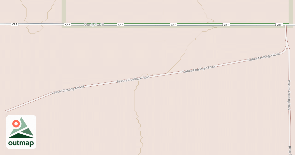 Map of PASTURE CROSSING A