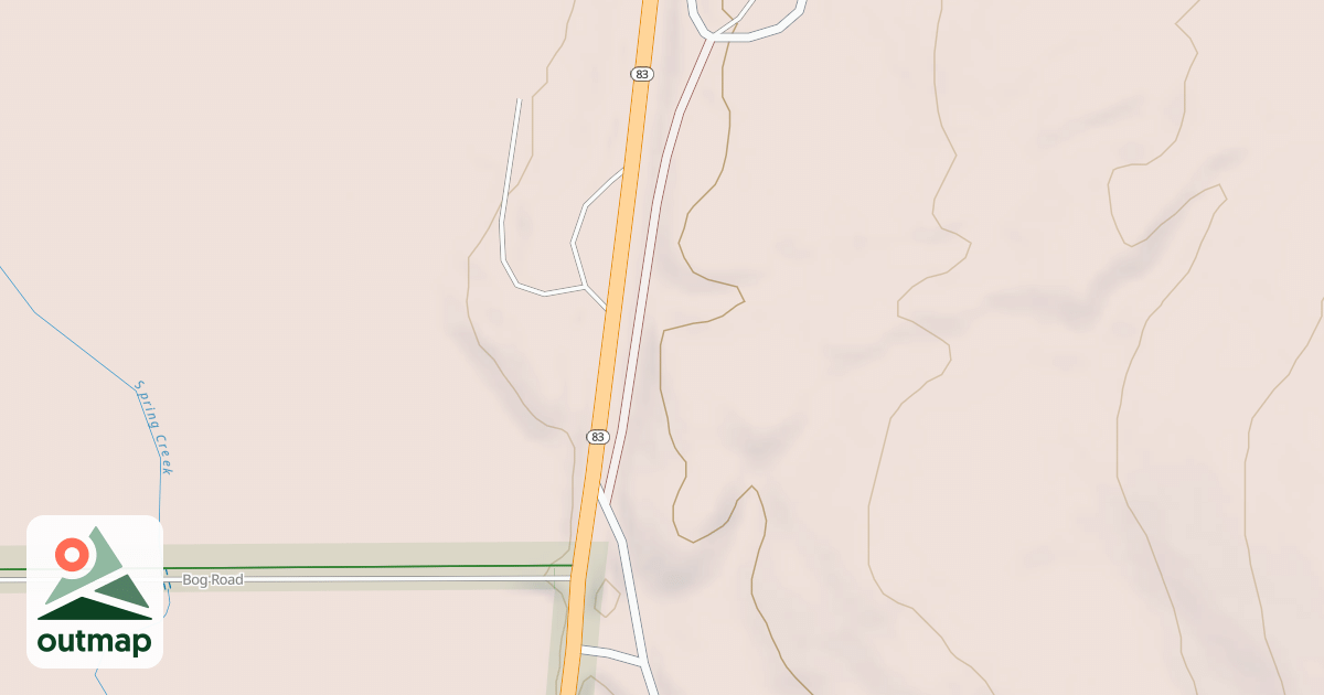Map of BOND CREEK A