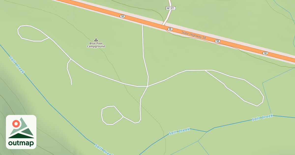 Map of BLUE POOL C G