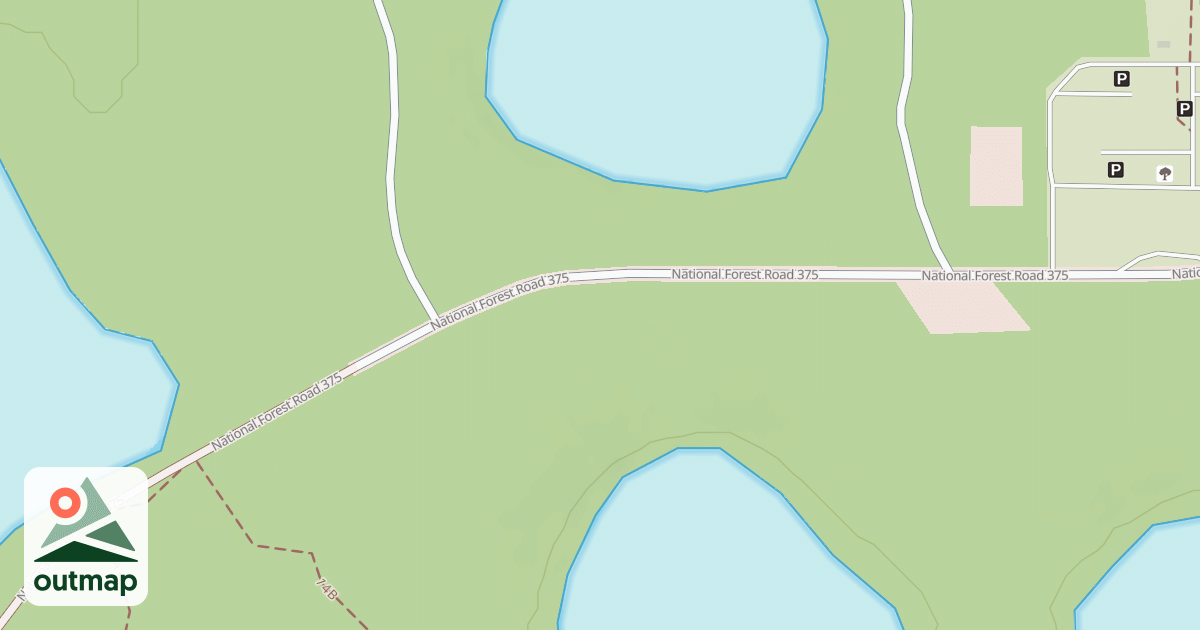 Map of LOST LAKE REC. AREA