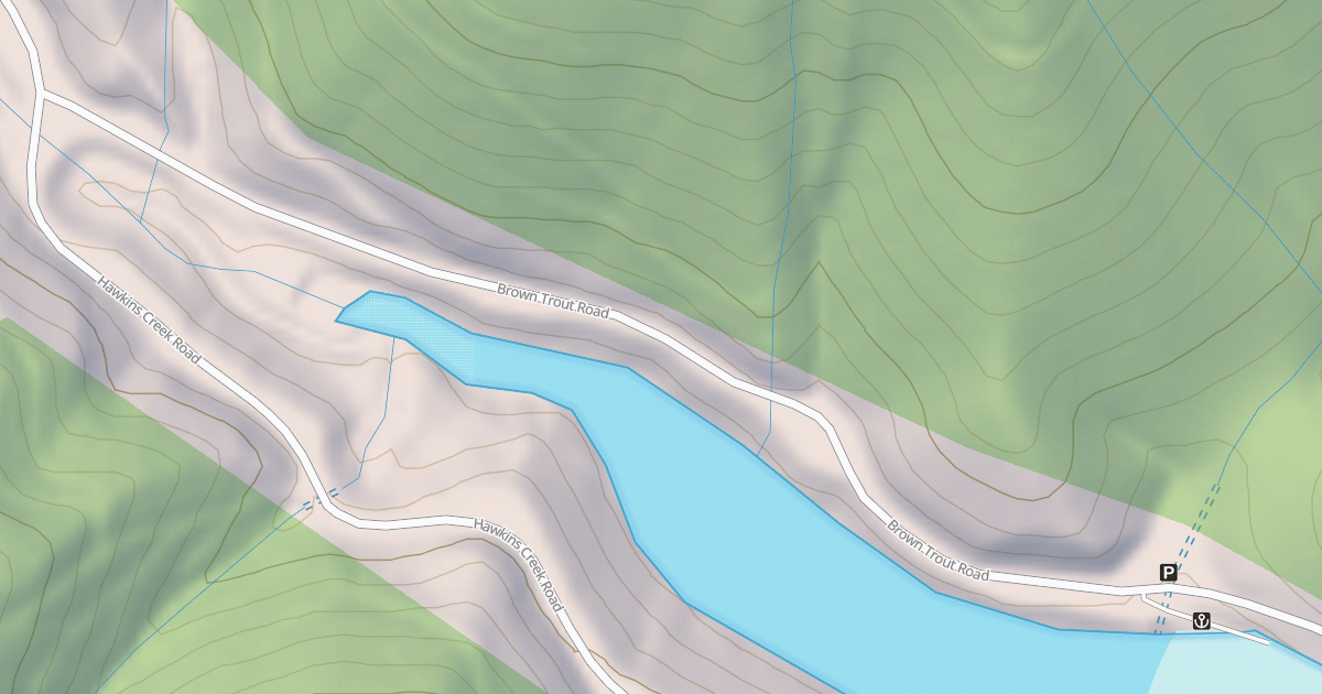 Map preview of BROWN TROUT