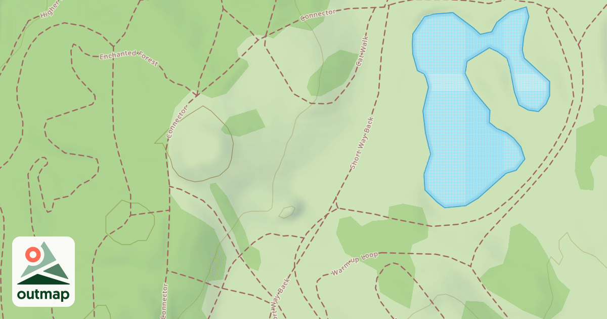 Map of Lower Sledding Hill