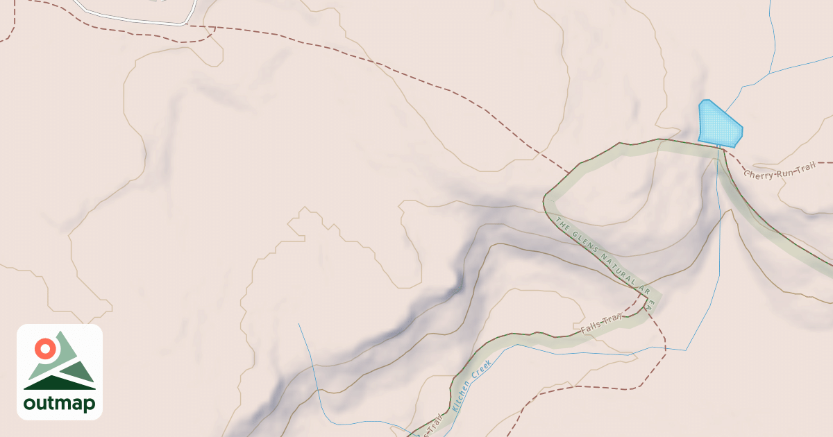 Map of Ricketts Glen State Park Trails
