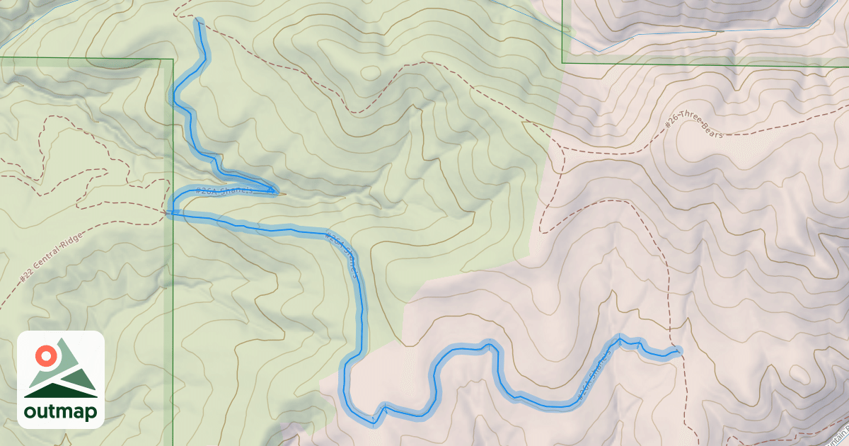 Map of #26A Shane's