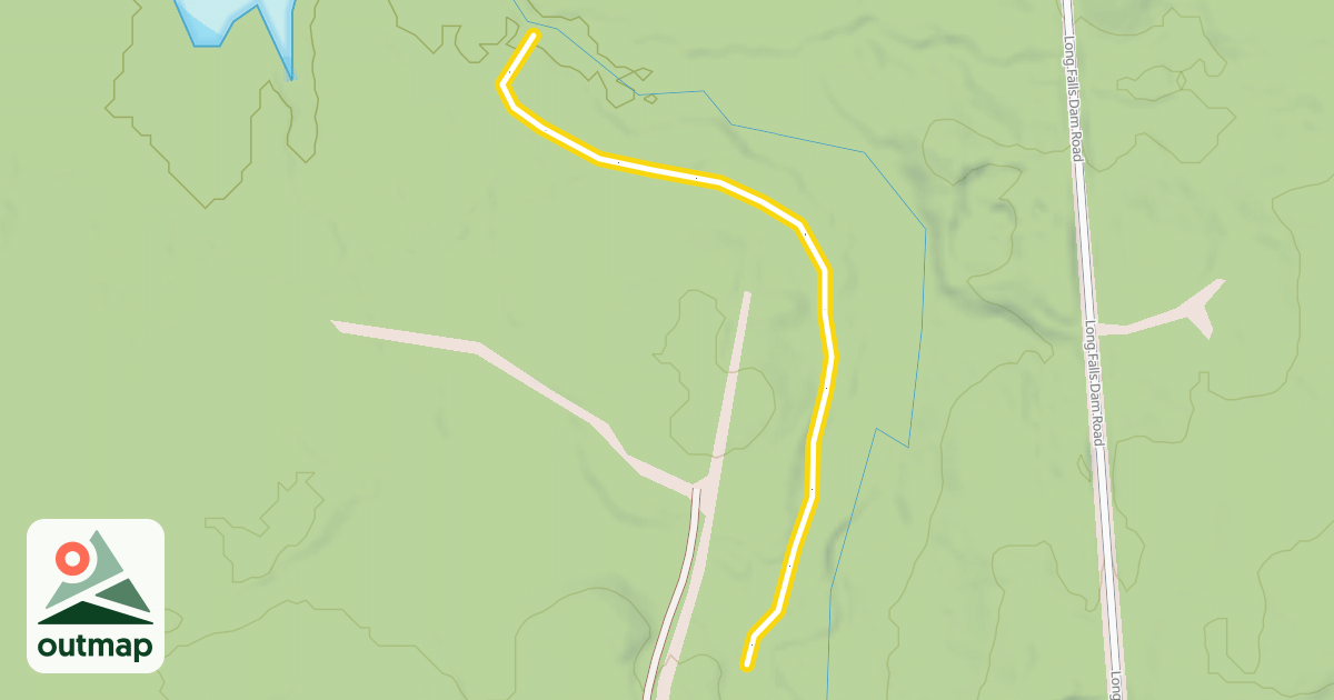 Map of Maine Huts Trail