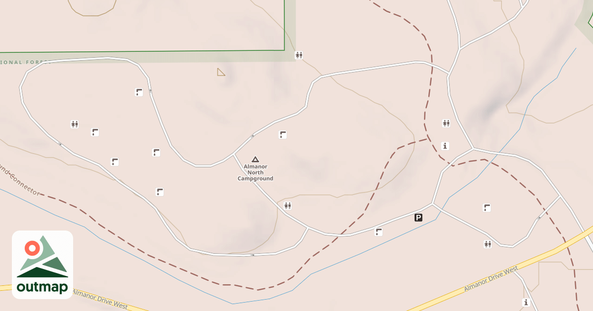 Map of ALMANOR CG (GROUP)