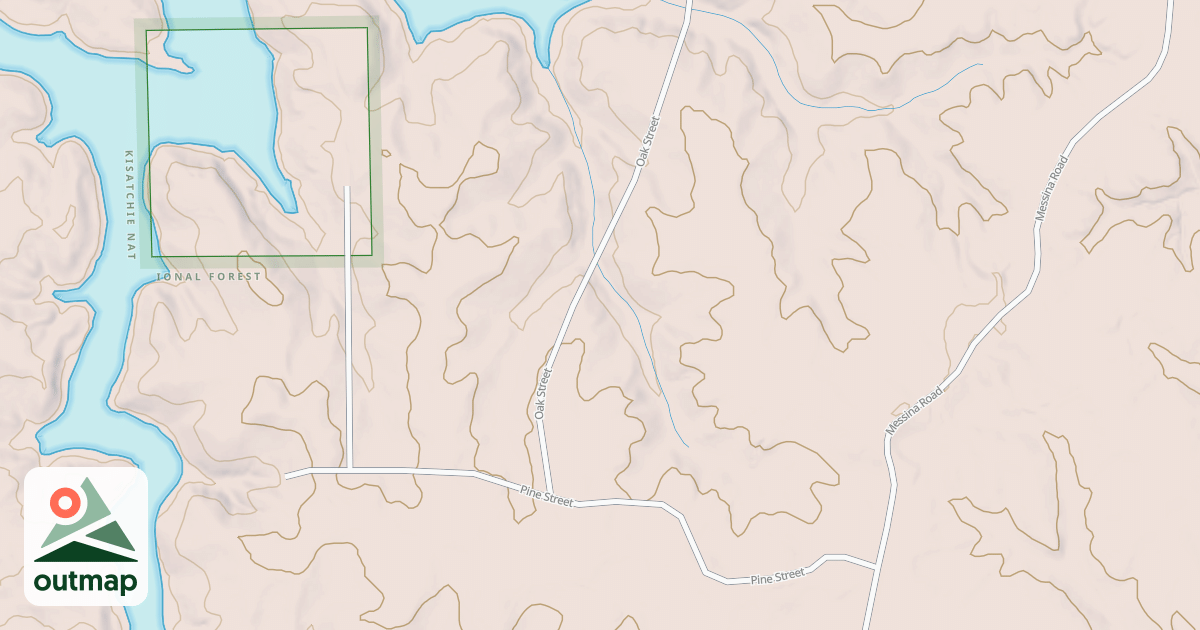 Map of PINE STREET