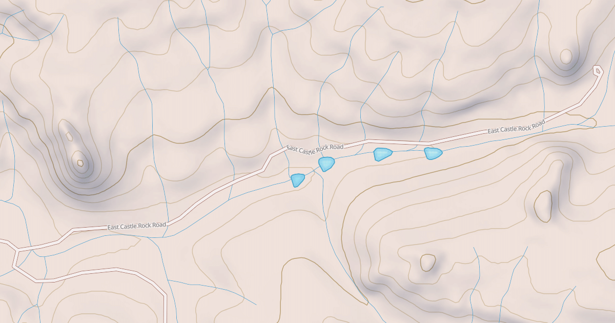 Map preview of EAST CASTLE ROCK