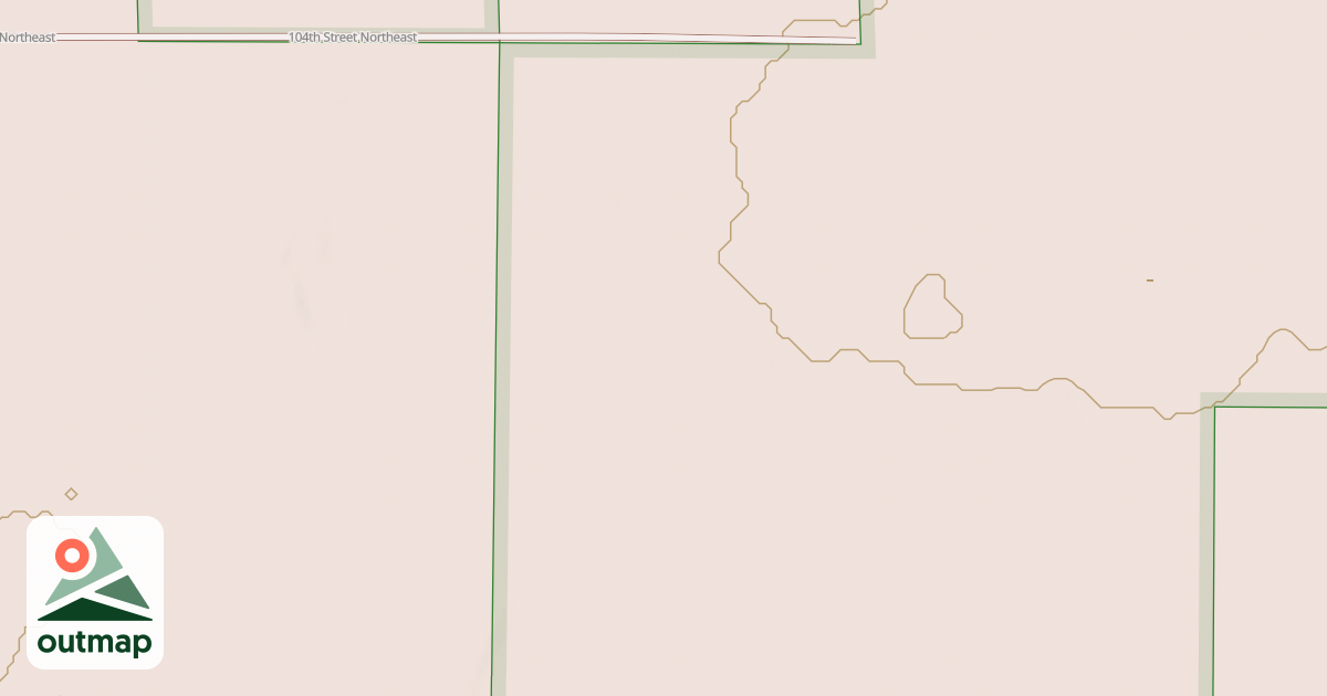Map of 104TH STREET NORTHEAST SPUR B