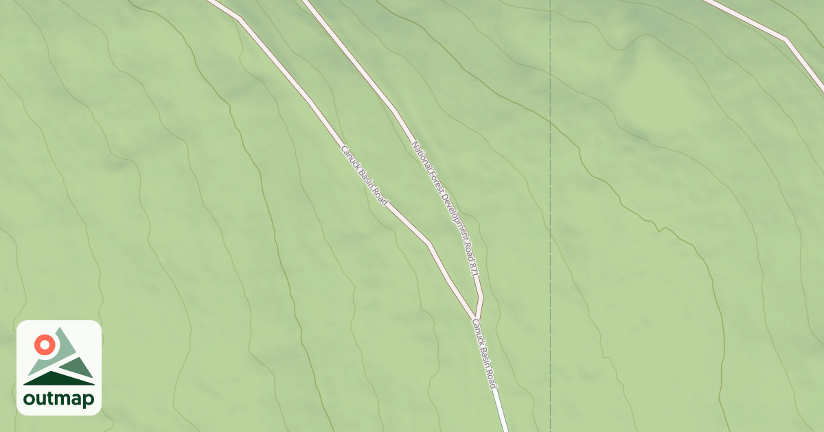 Map of AMERICAN MOUNTAIN