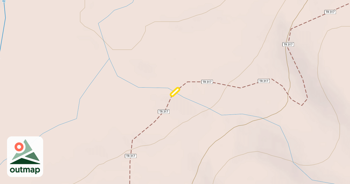 Map of Resurrection Pass Trail