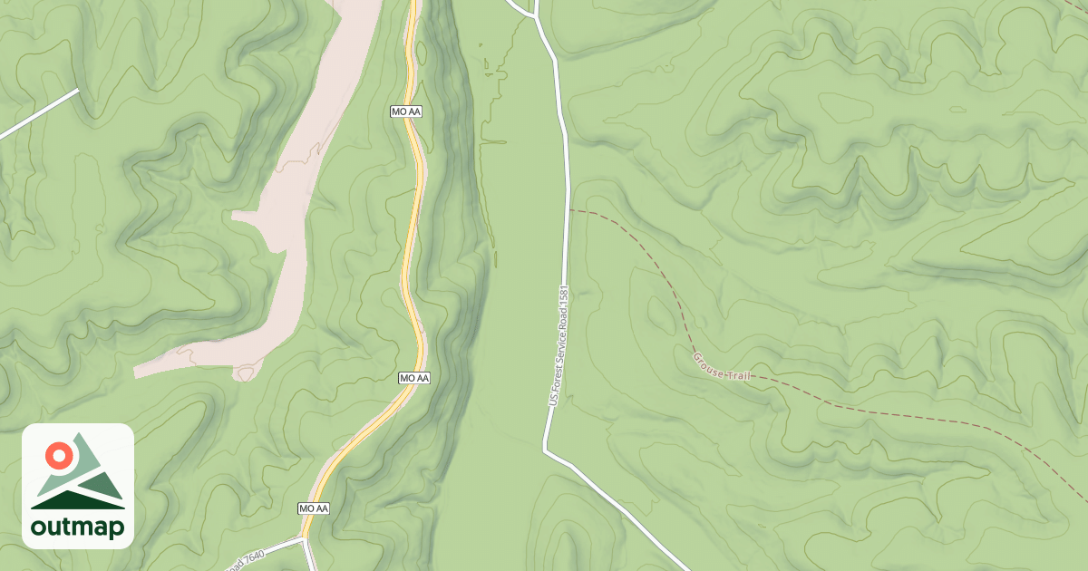 Map of DEWITT
