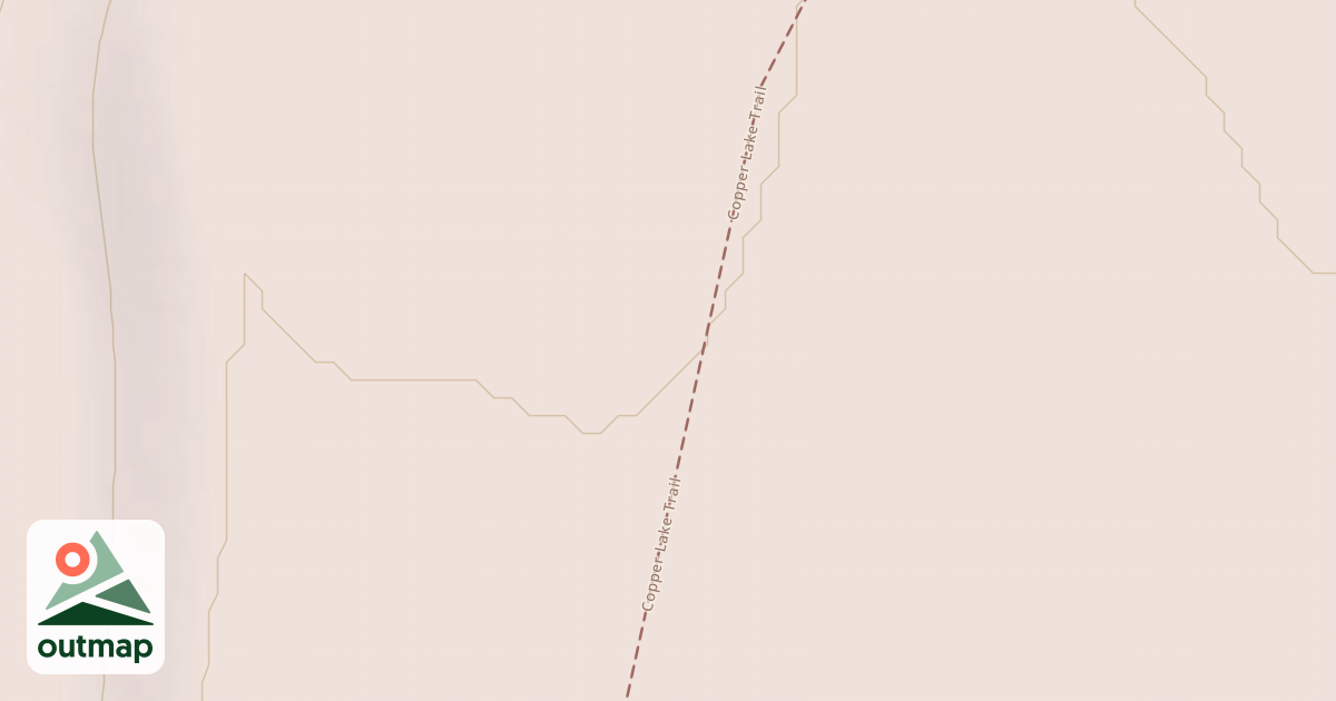 Map of Copper Lake Trail