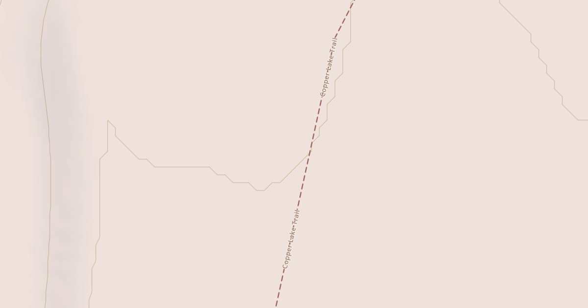Map preview of Copper Lake Trail