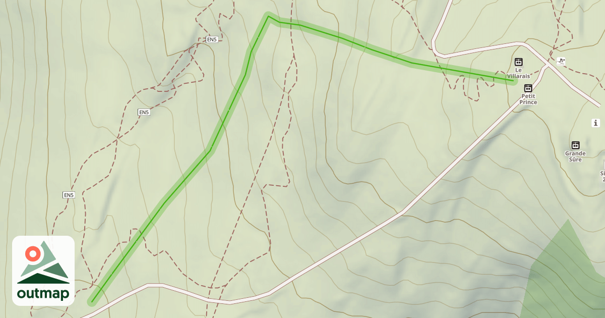 Map of Les Vallons