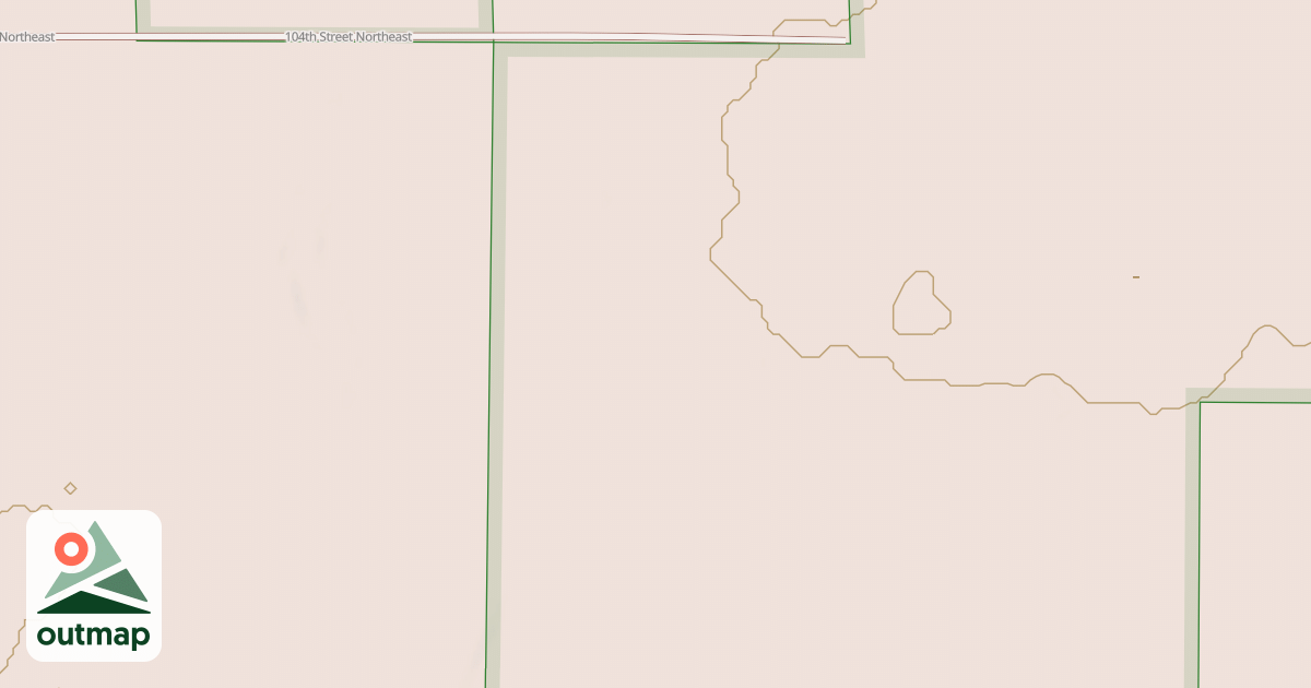 Map of 104TH STREET NORTHEAST SPUR B