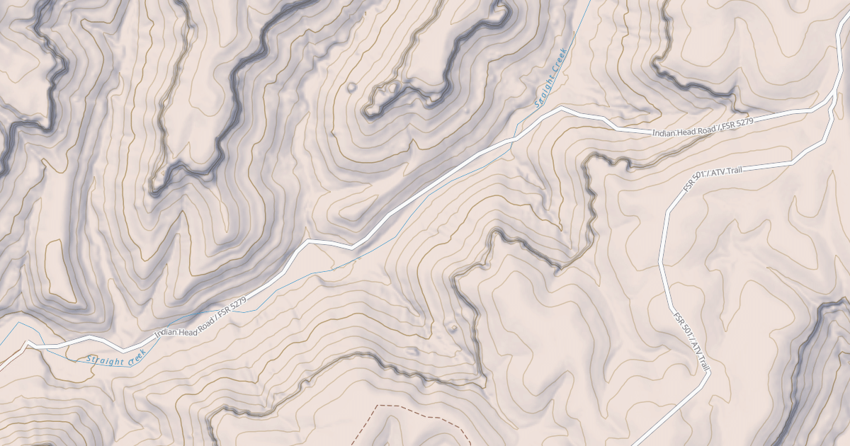 Map preview of STRAIGHT CREEK