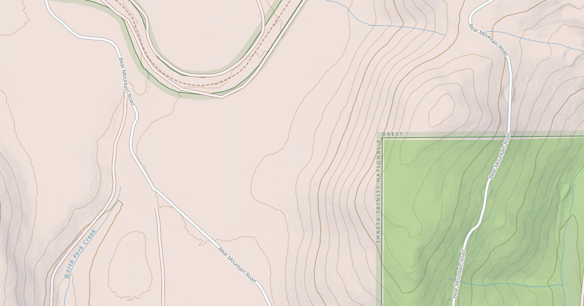 Map preview of BEAR MTN BEAR EA