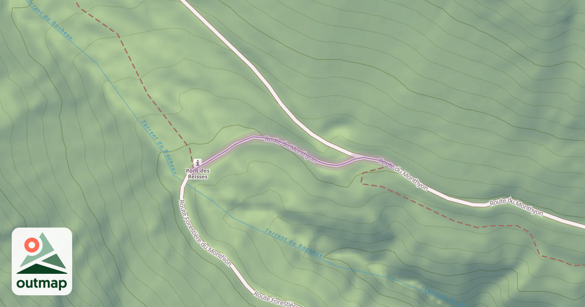 Map of Route du Monthyon