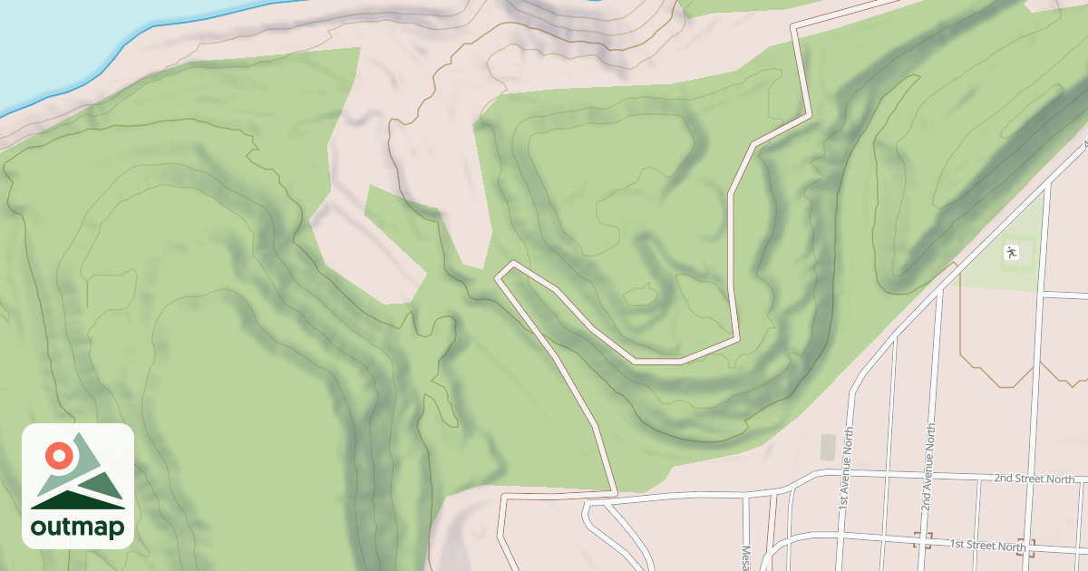 Map of East Range OHV Trail