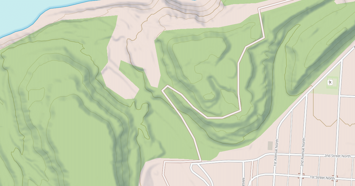Map preview of East Range OHV Trail