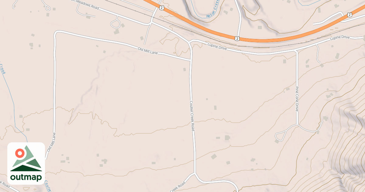 Map of COULTER CREEK