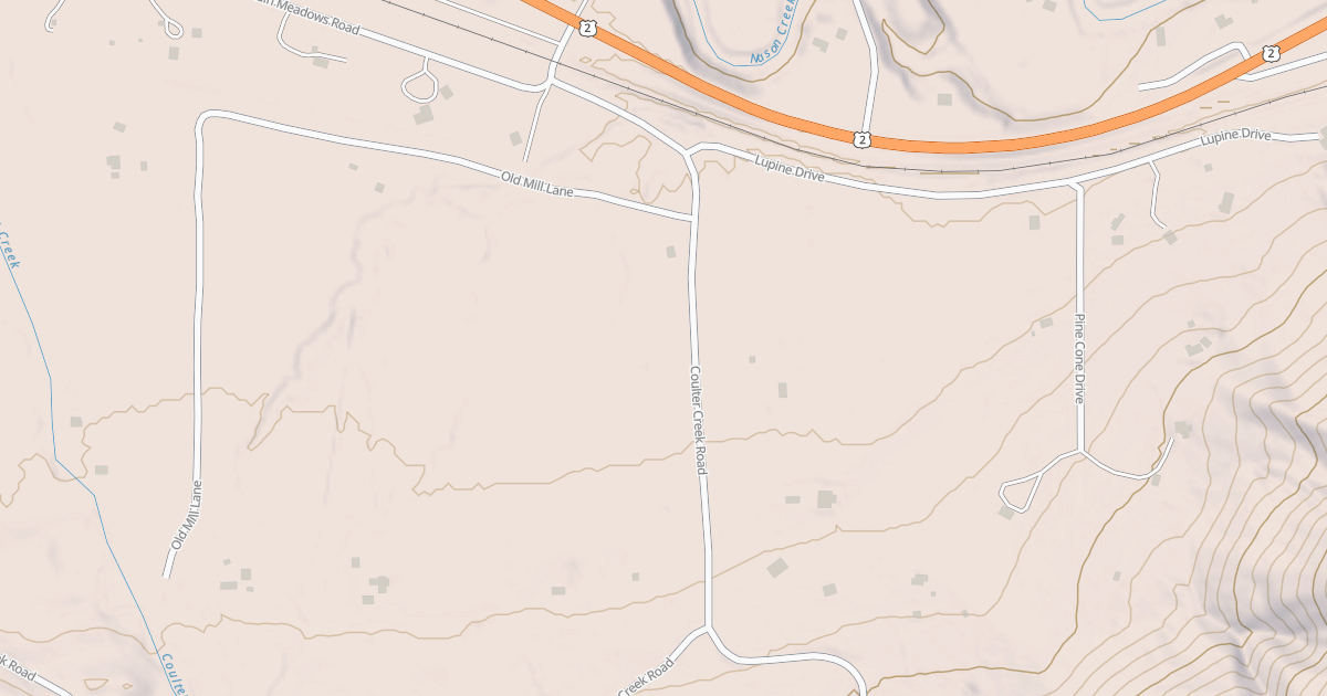 Map preview of COULTER CREEK