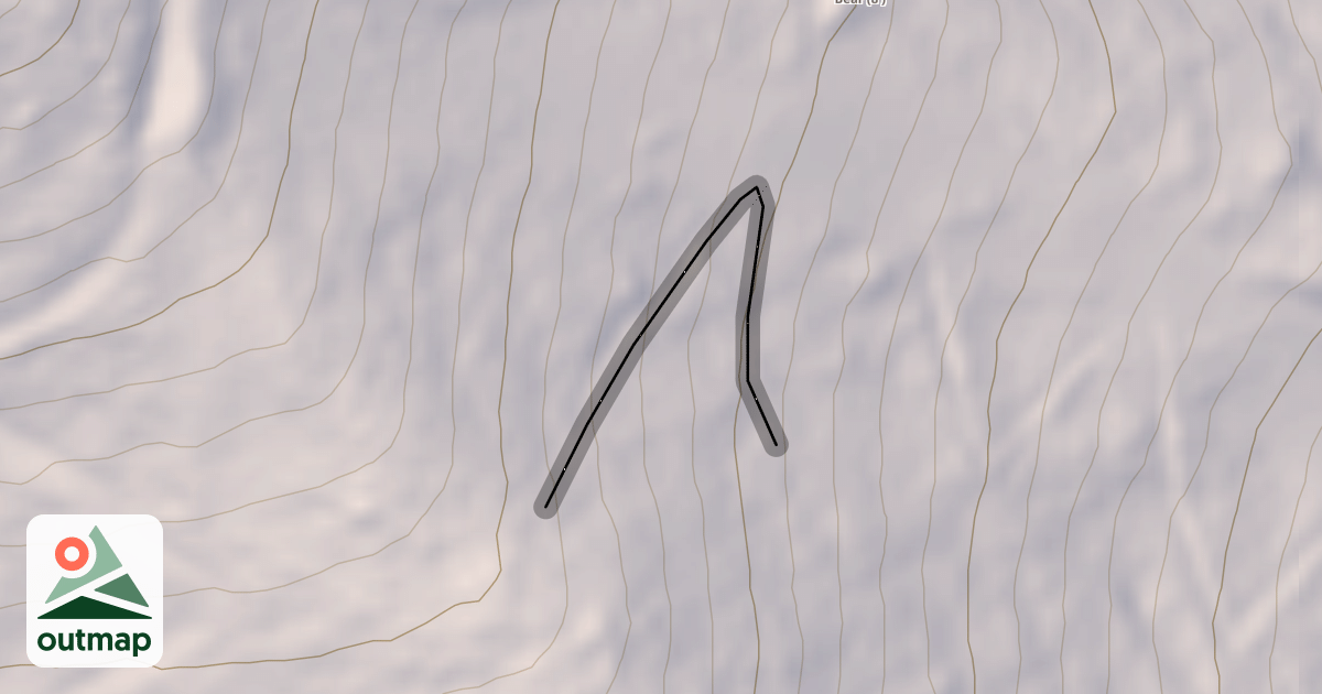 Map of Cloudspin Cut