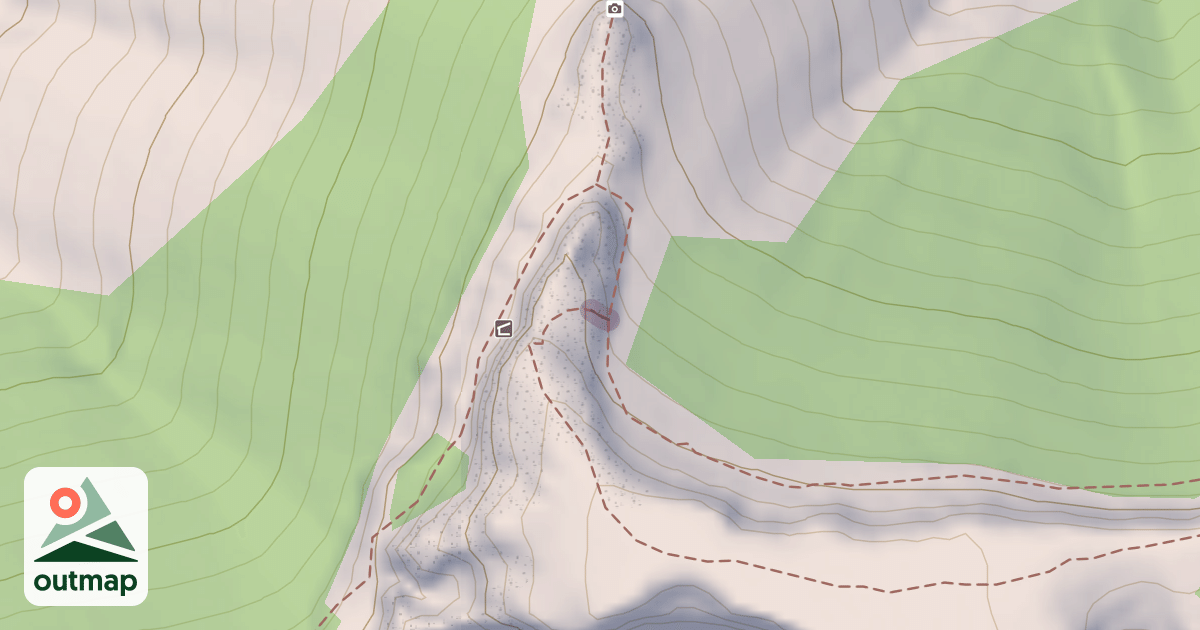Map of Climbing Route