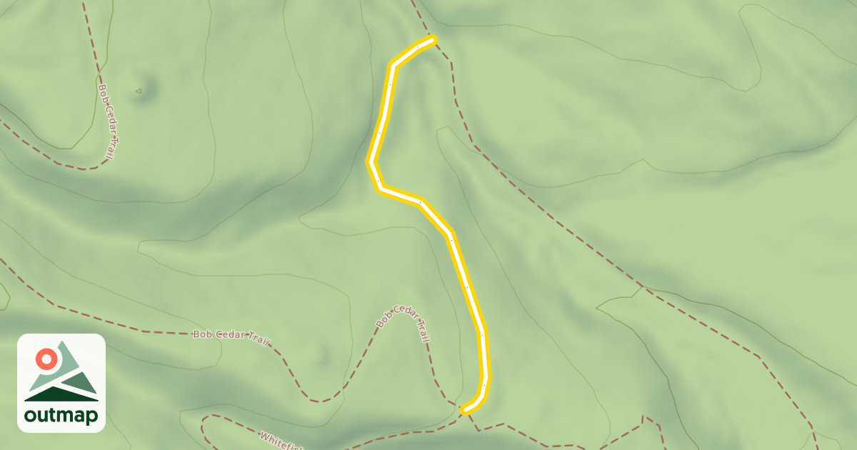 Map of Bob Cedar Trail