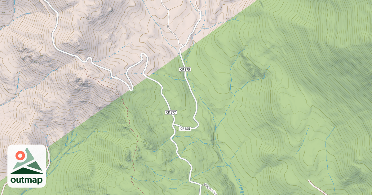 Map of FOURMILE CREEK