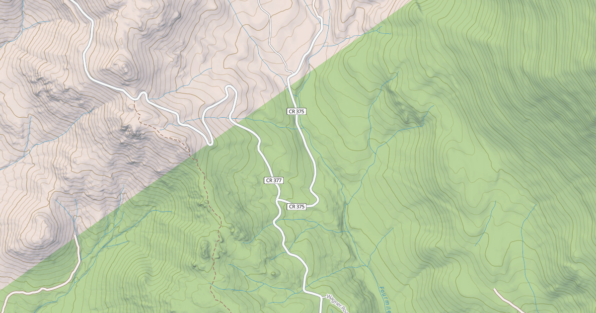 Map preview of FOURMILE CREEK