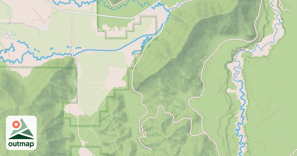 Map of HATHAWAY CREEK