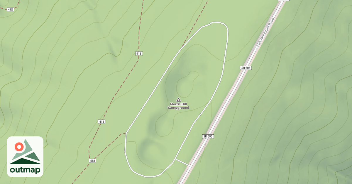 Map of MORRIS HILL