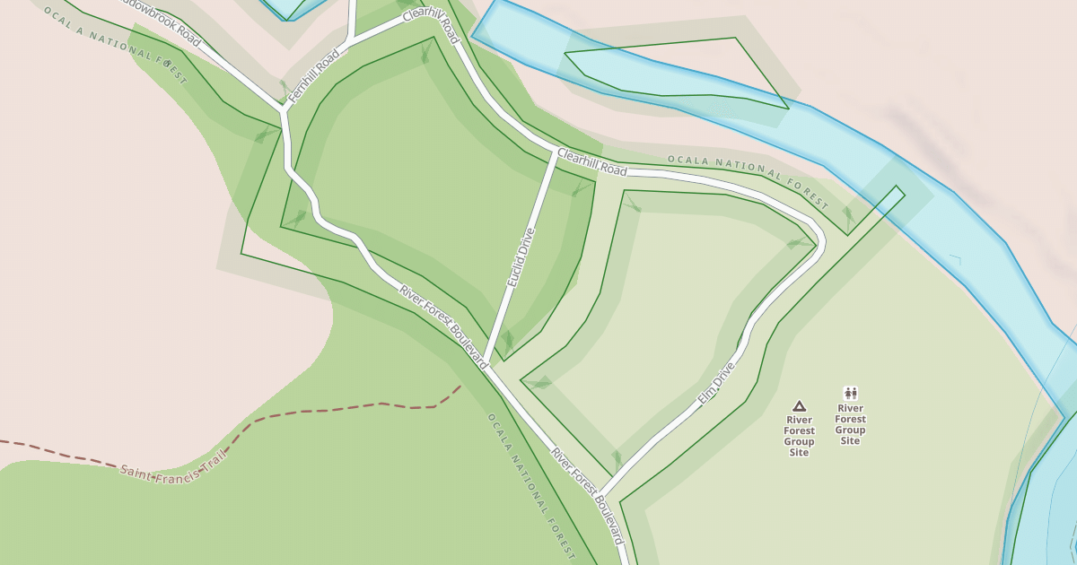 Map preview of USFS Motor Vehicle Use Map Roads {C22D0FD1-72B6-4D46-B775-C6D9846DC578}