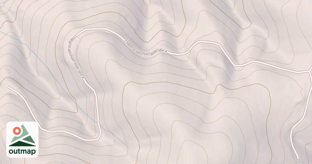 Map of CHAPARRAL MTN